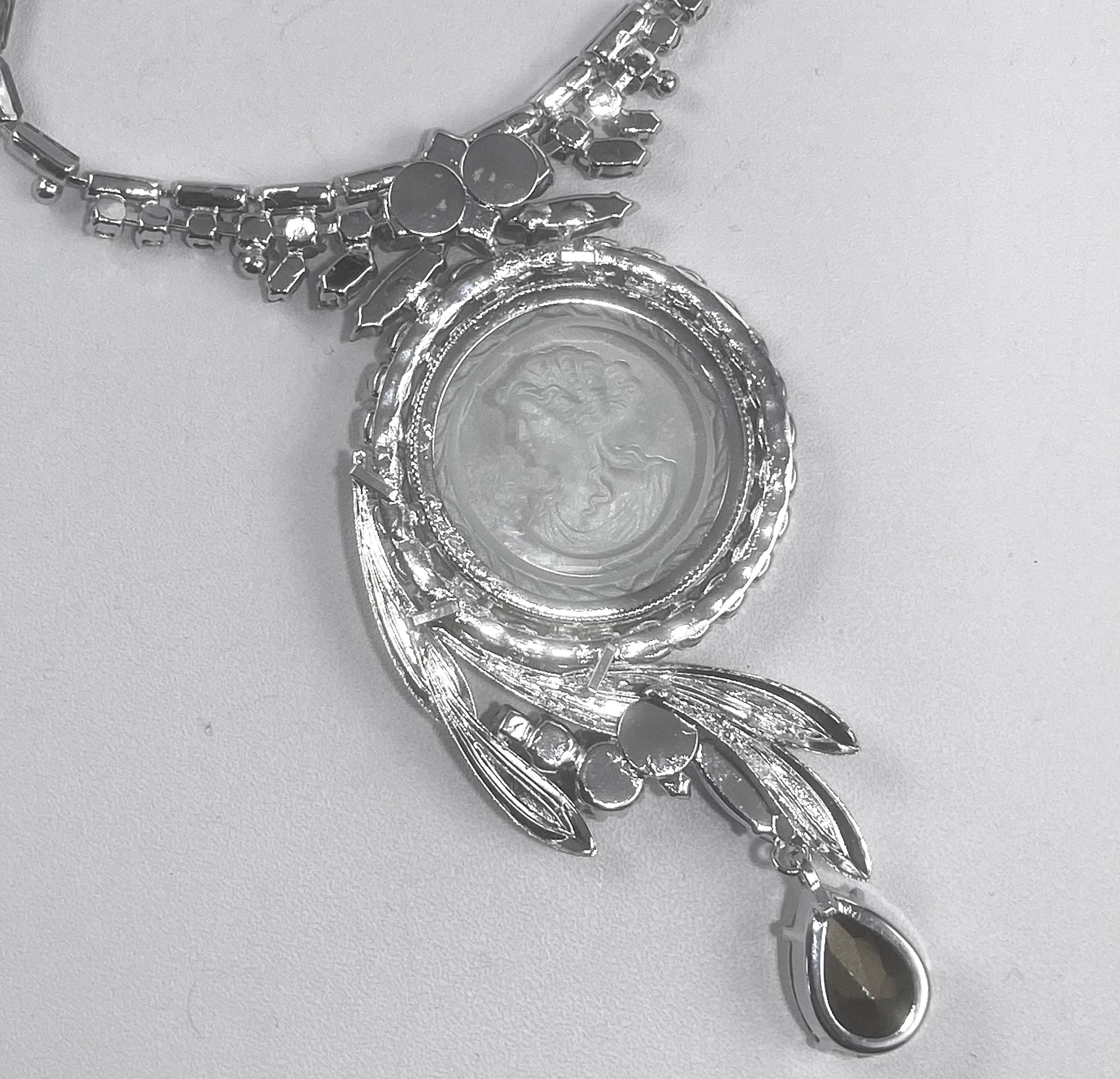 Max Muller Intaglio Necklace Vintage For Sale 5