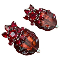 Max Muller Orchid Earrings
