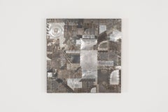 Max Neufeldt Aluminum Collage – Assemblage Sculpture 1985
