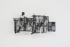 Max Neufeldt Metal Assemblage Sculpture 1990c