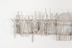 Max Neufeldt Metal Collage – Assemblage Sculpture 1990