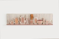 Max Neufeldt Still Life Shelf Assemblage Sculpture 1995