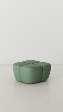 Max Ottoman in Kvadrat Hero 2 Fabric by Julien Lestrille