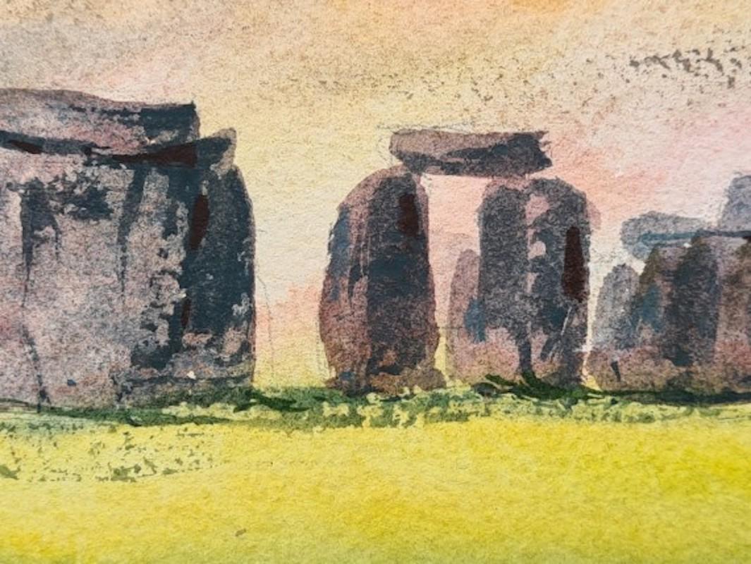 Stonehenge at Dusk and Whiteshill, Stroud, Gloucestershire By Max Pank For Sale 4