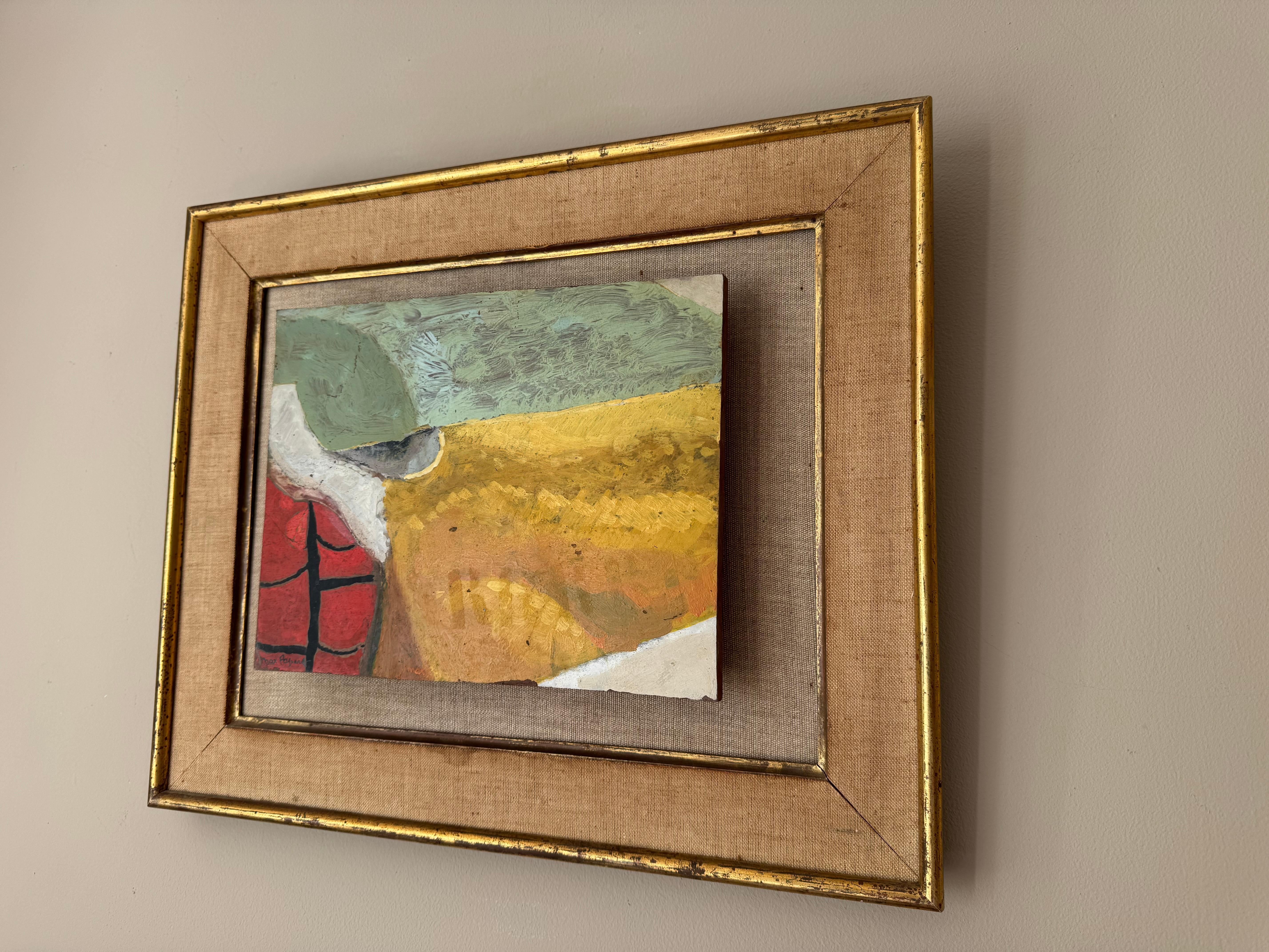 Peint à la main Max Papart peinture abstraite C.I.C. en vente