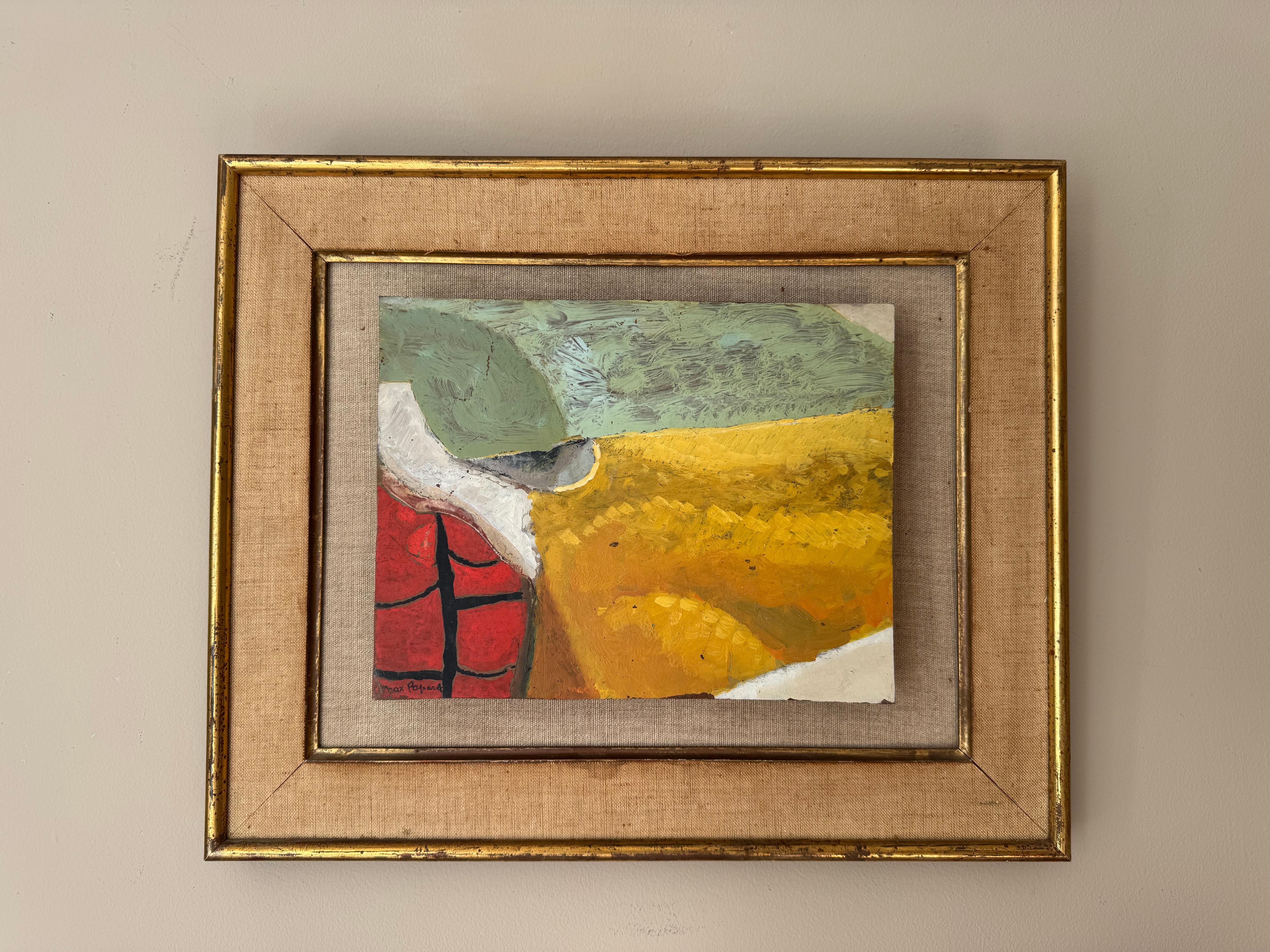 Max Papart peinture abstraite C.I.C. Bon état - En vente à London, GB