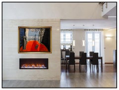 Max Papart Original Painting Still Life Oil On Canvas Signed Large Cubism Art