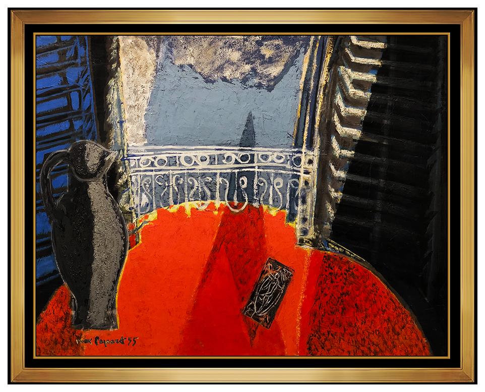 Max Papart Authentic and Large Oil Painting on Canvas, Professionally Custom Framed and listed with the Submit Best Offer option

Accepting Offers Now: The item up for sale is a spectacular and bold Oil Painting on Canvas by legendary cubism artist,