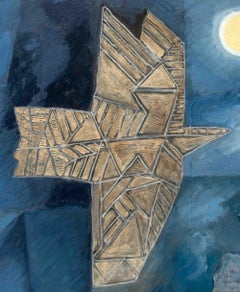 Max Papart "Paris - Mailand Nr. 4" Öl auf Karton