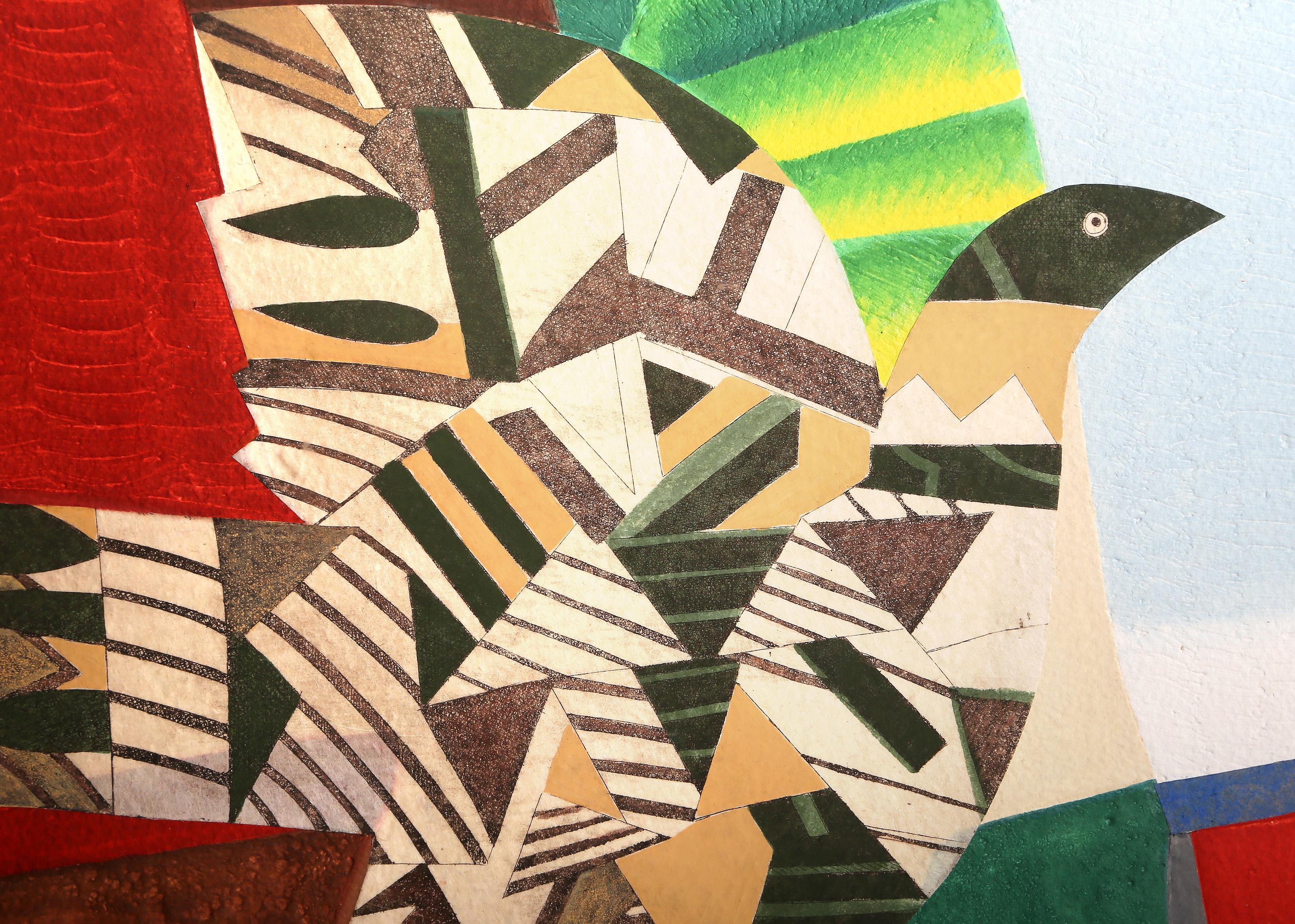 Rêve enchanté, gravure moderne en techniques mixtes de Max Papart en vente 1