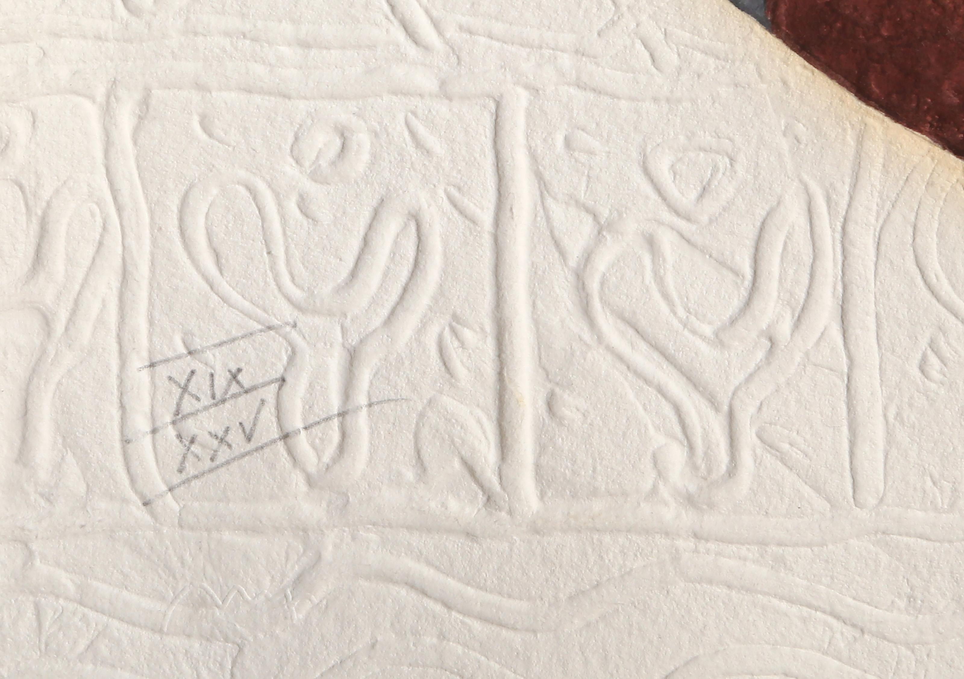 Rêve enchanté, gravure moderne en techniques mixtes de Max Papart en vente 2