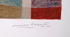 La Noia, Signed Modern Etching with Embossing by Max Papart
