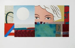 La Noia, Signed Modern Etching with Embossing by Max Papart
