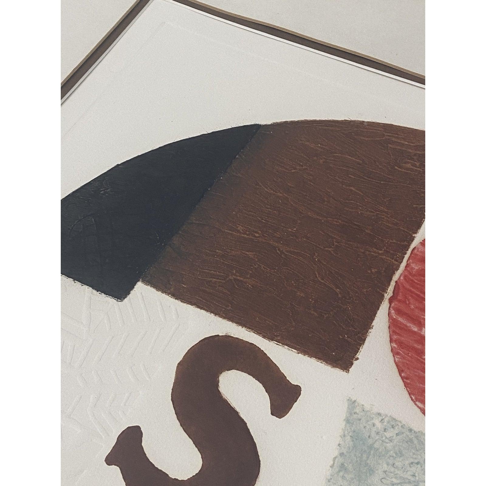 Max Papart (1911 - 1994) Carborundum e collage, 1970 ca. 1