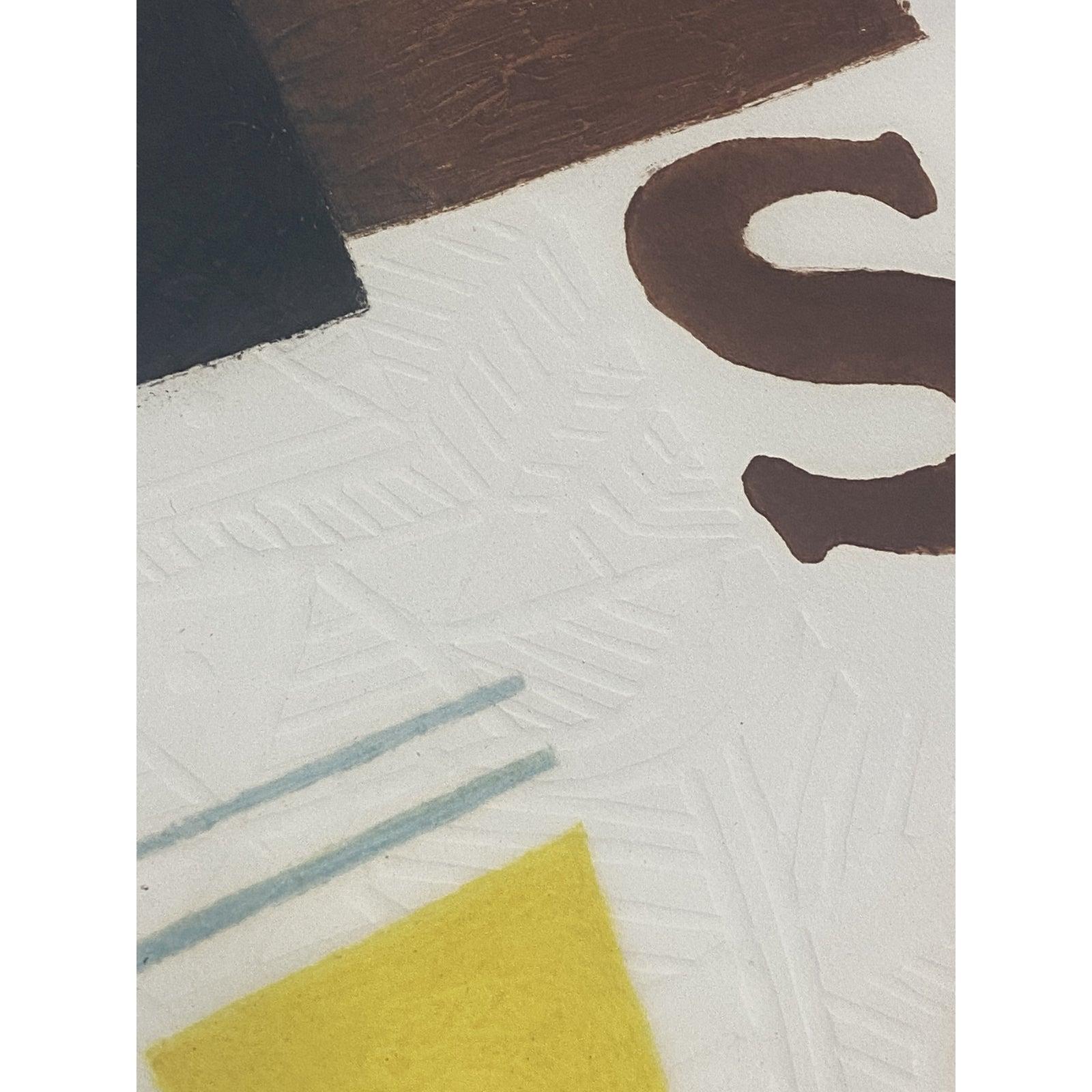 Max Papart (1911 - 1994) Carborundum e collage, 1970 ca. 2