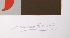 Noia a la Luna, Signed Cubist Etching with Embossing by Max Papart
