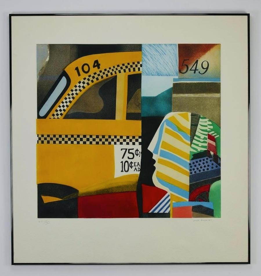 Max Papart Abstract Print - Taxi America