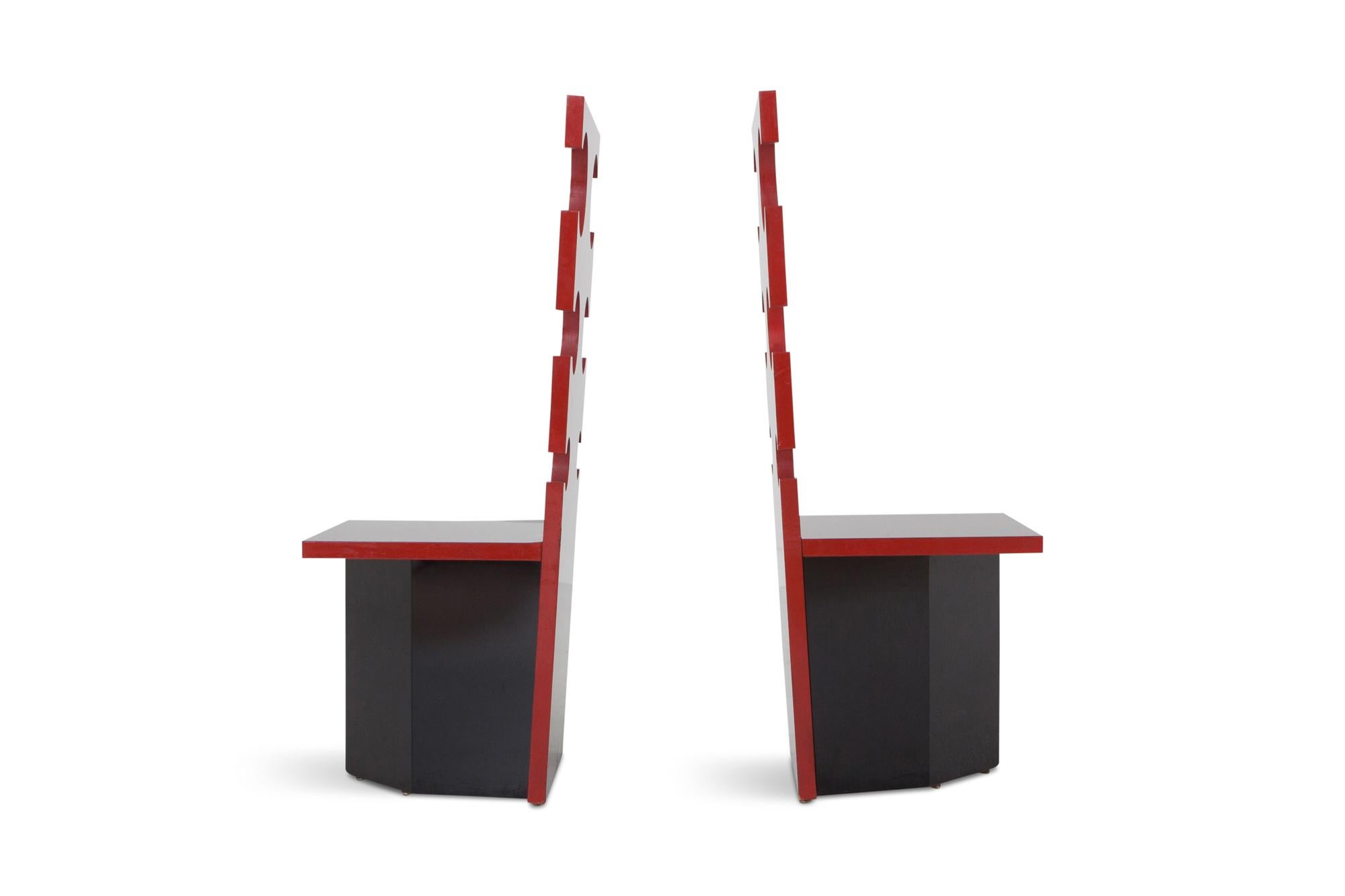 Late 20th Century Sculptural chairs by Max Papiri for Mario Sabot
