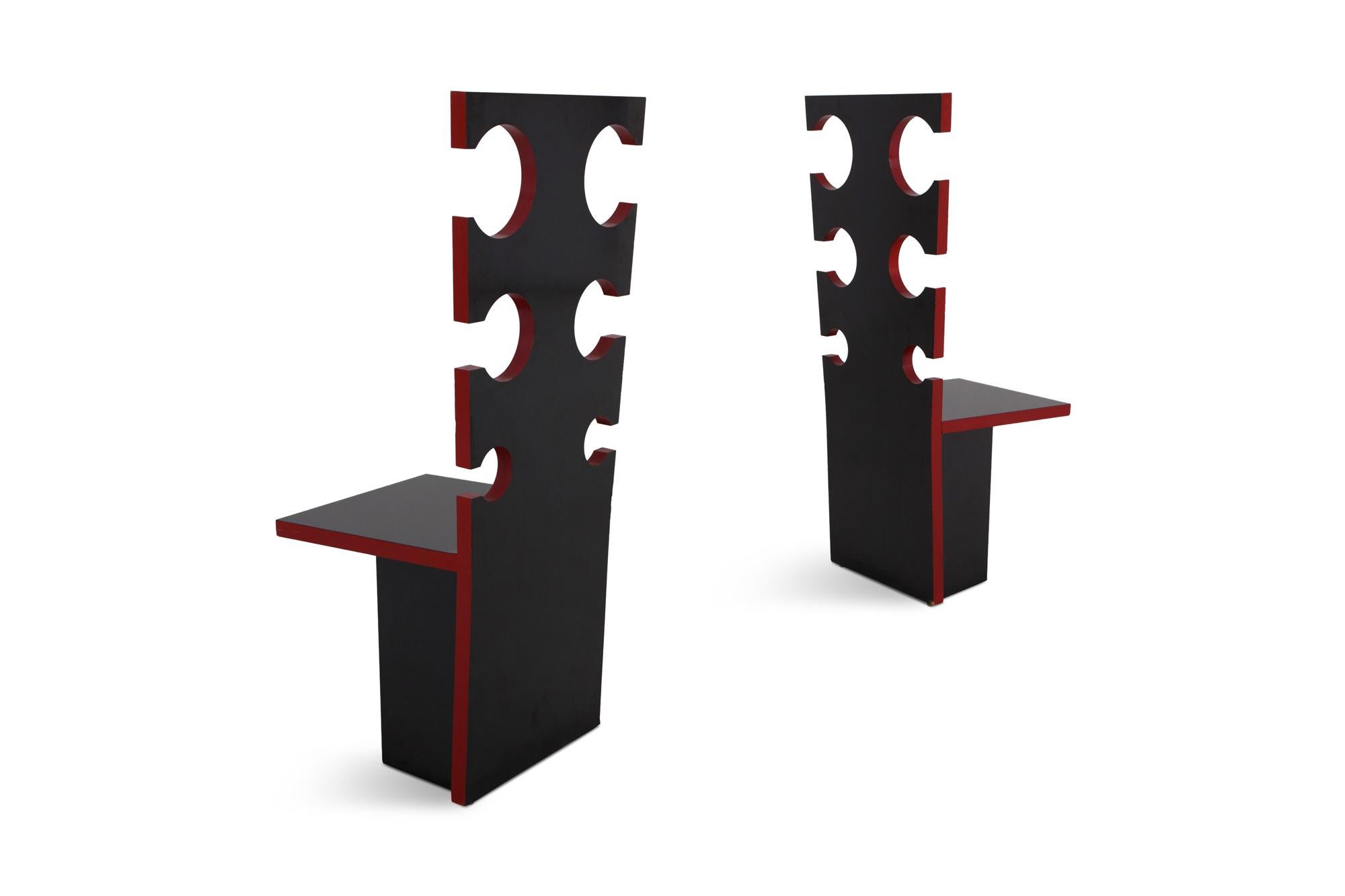 Sculptural chairs by Max Papiri for Mario Sabot 1