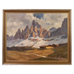 Große österreichische Berge, Ölgemälde, Pistorius (1894-1960)