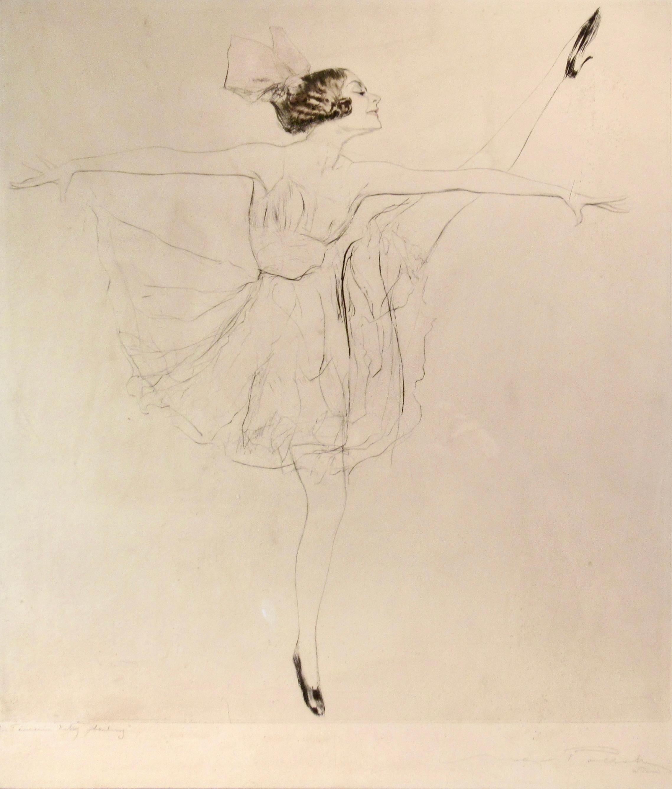 Dancer Kity Harding - Print by Max Pollak