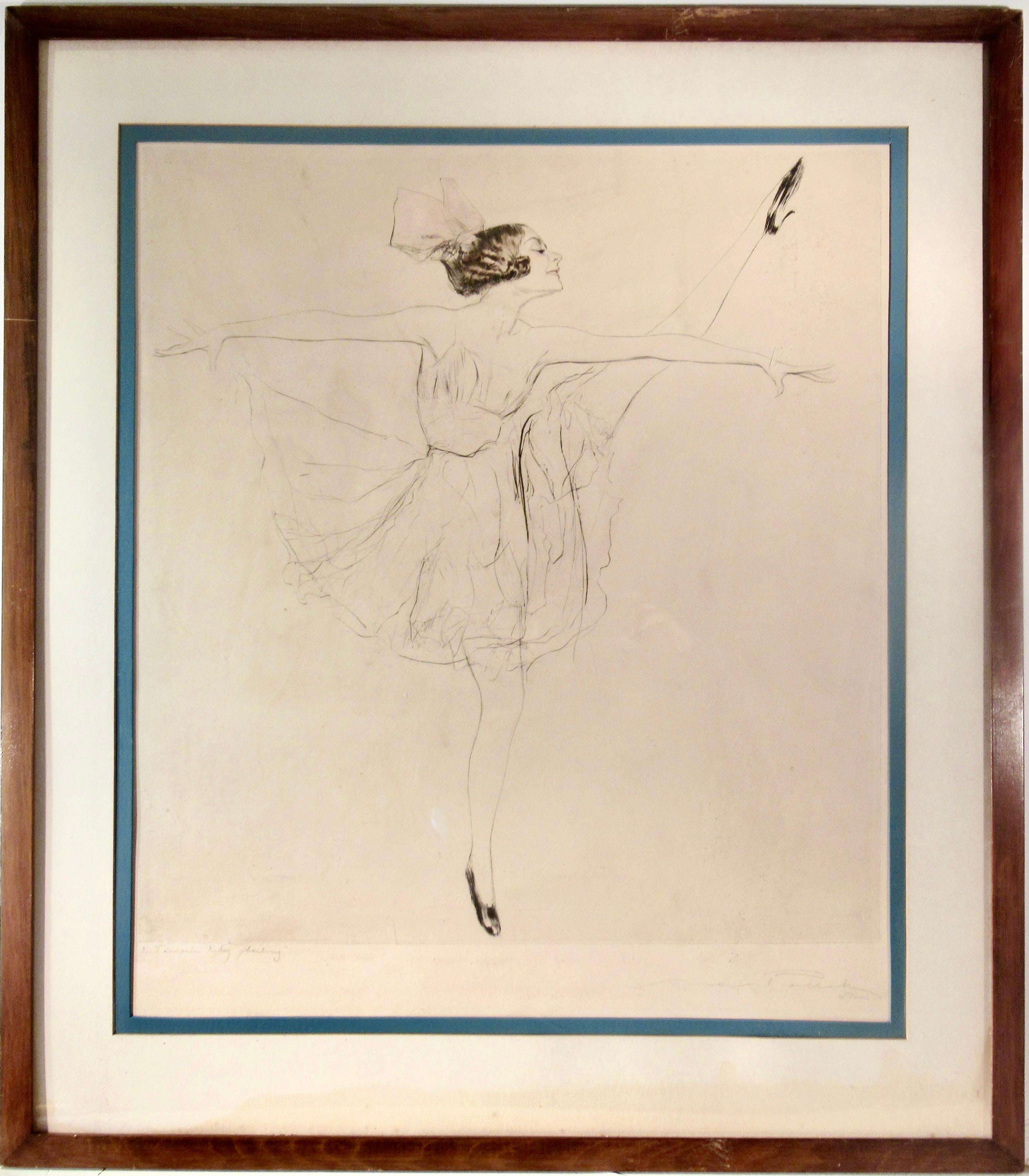 Max Pollak Figurative Print - Dancer Kity Harding