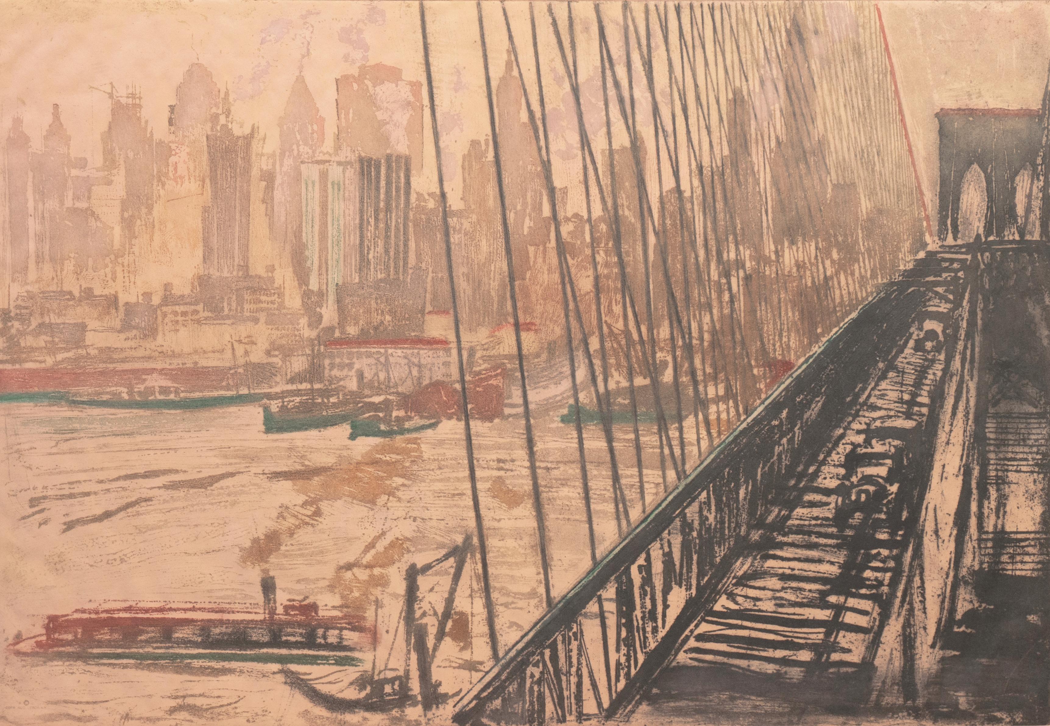 'New York, View of the East River', Paris, Metropolitan Museum, Smithsonian
