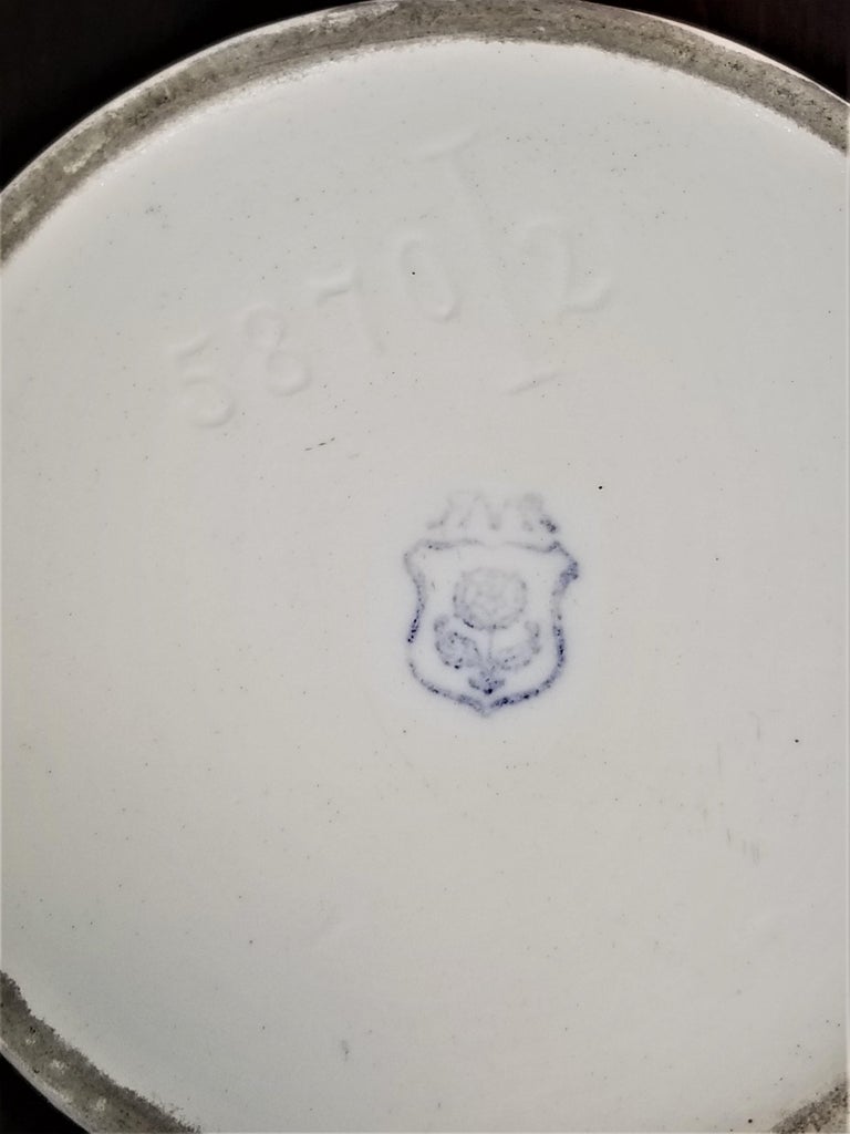 Max Roesler Rodach Germany Art Deco Porcelain Covered Bowl For Sale at ...