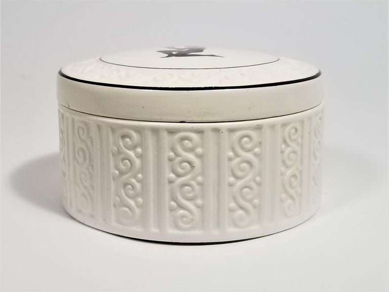 Max Roesler Rodach Germany Art Deco Porcelain Covered Bowl For Sale at ...