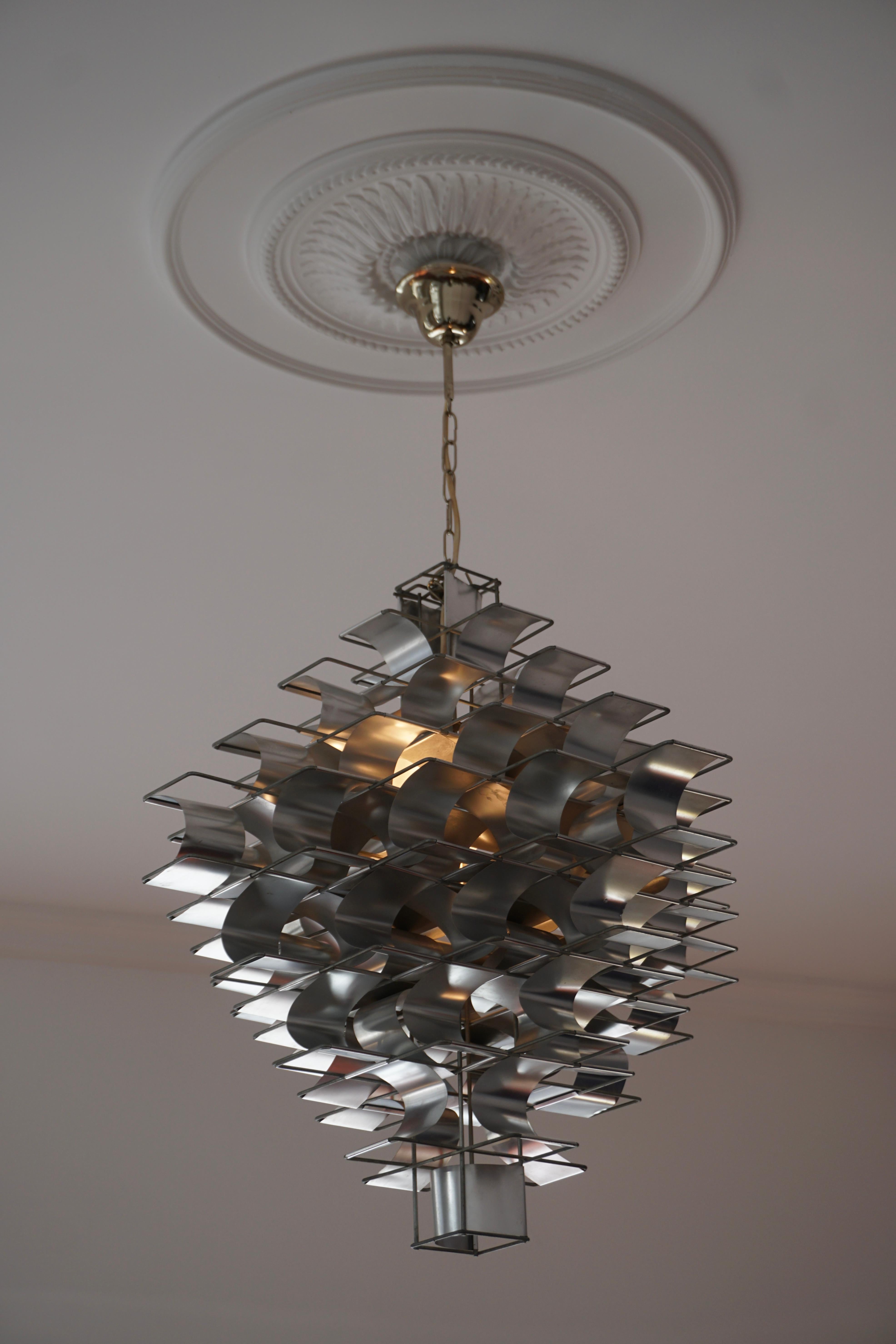 Due lampadari Max Sauze Cassiopé, anni '70 In condizioni buone in vendita a Antwerp, BE