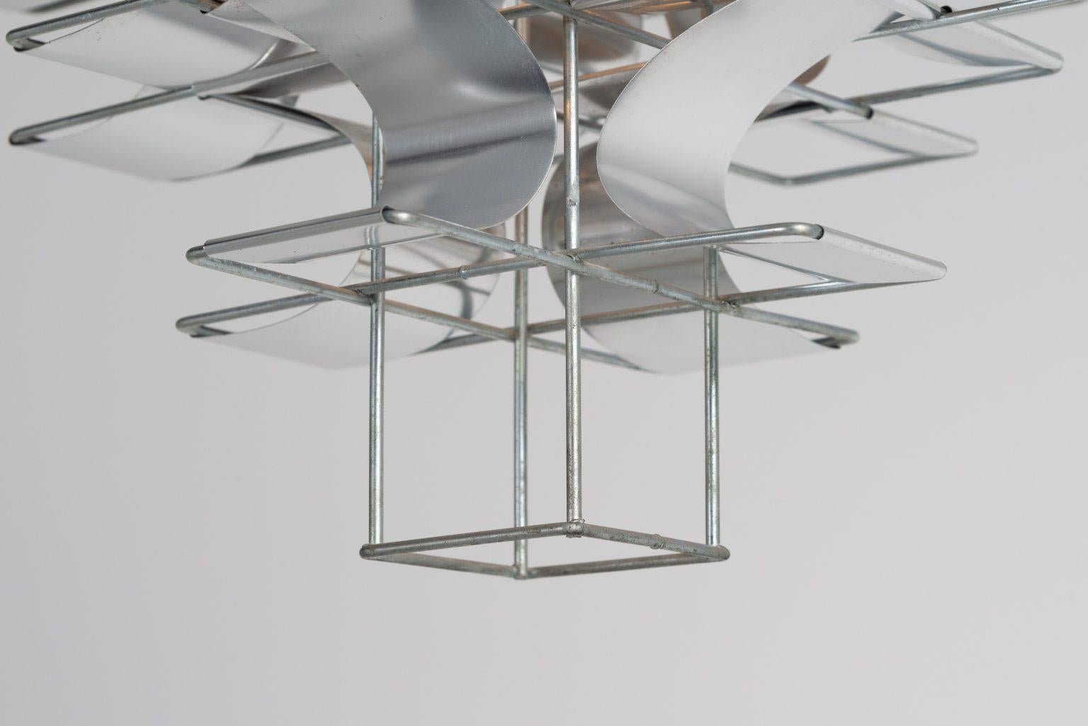 Max Sauze Cassiopé-Kronleuchter Frankreich 1969 (Mitte des 20. Jahrhunderts) im Angebot