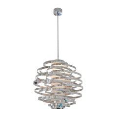 Max Sauze Cyclone Pendant Chandelier for Sciolari, Italy, 1960