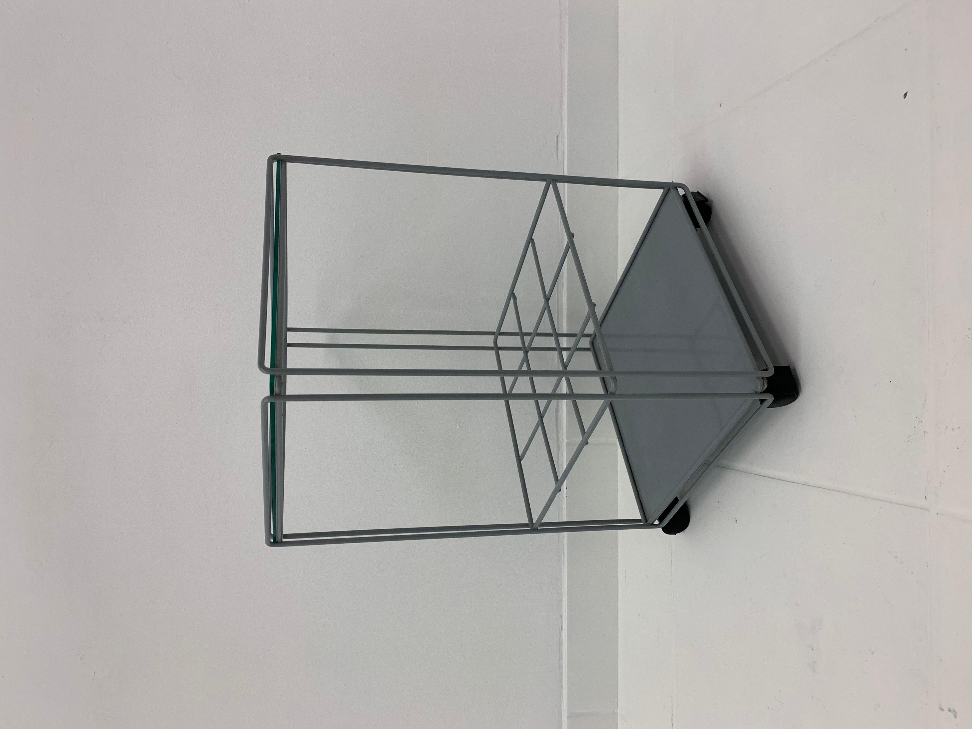Max Sauze for Atrow ‘Isocele’ bar cart side table 1970’s For Sale 7