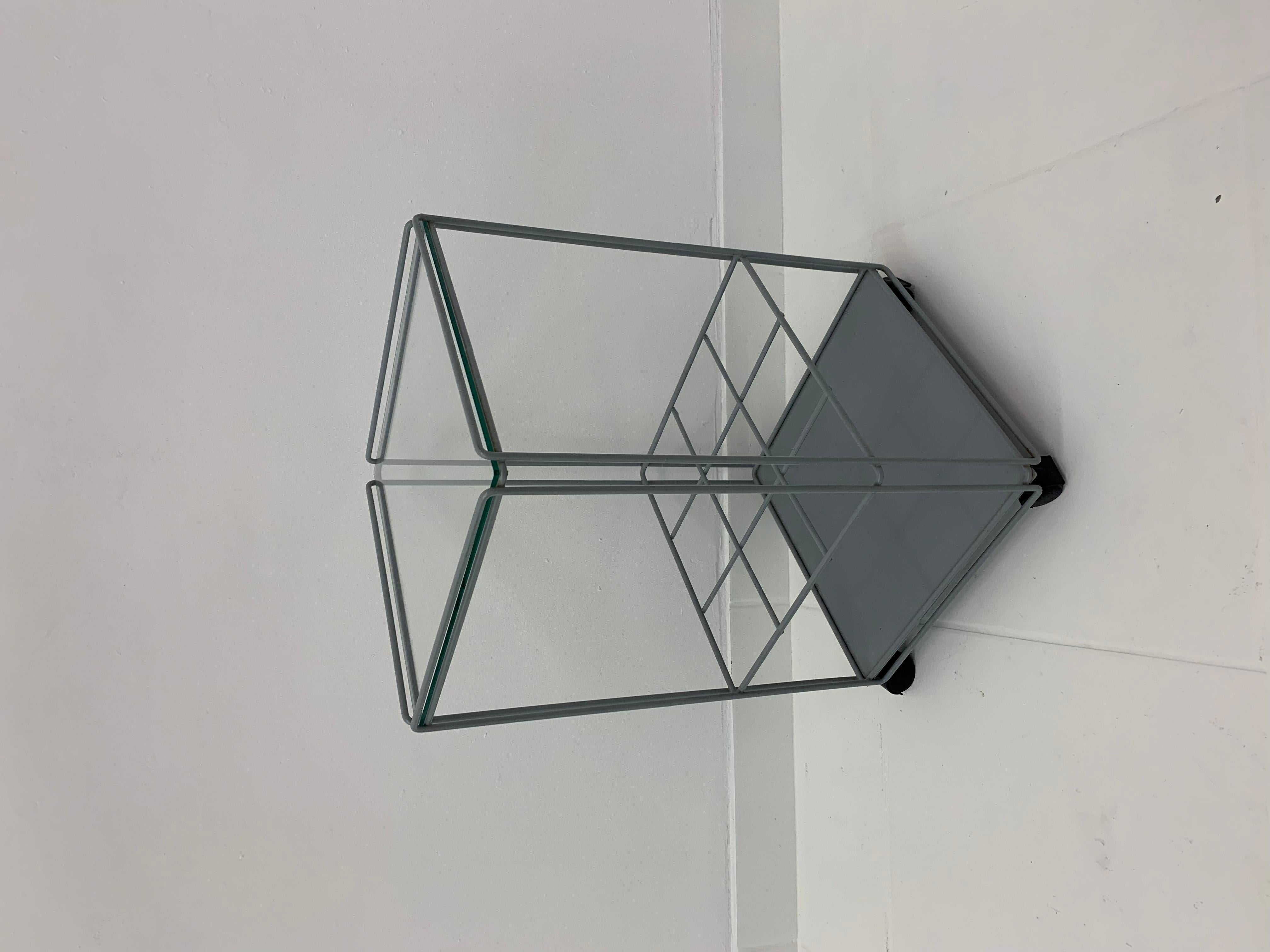 Max Sauze for Atrow ‘Isocele’ bar cart side table 1970’s For Sale 12