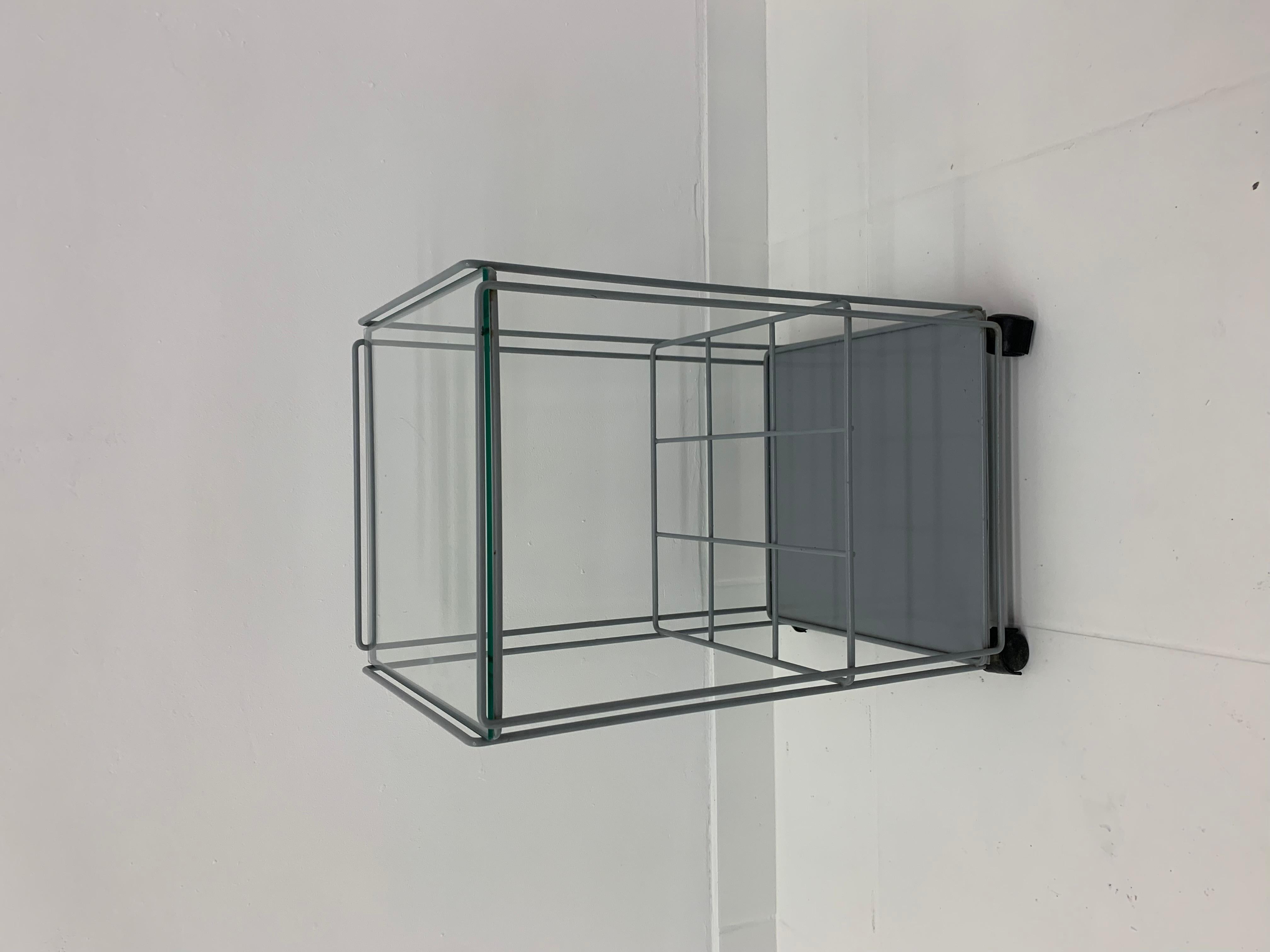 Max Sauze for Atrow ‘Isocele’ bar cart side table 1970’s In Good Condition For Sale In Delft, NL