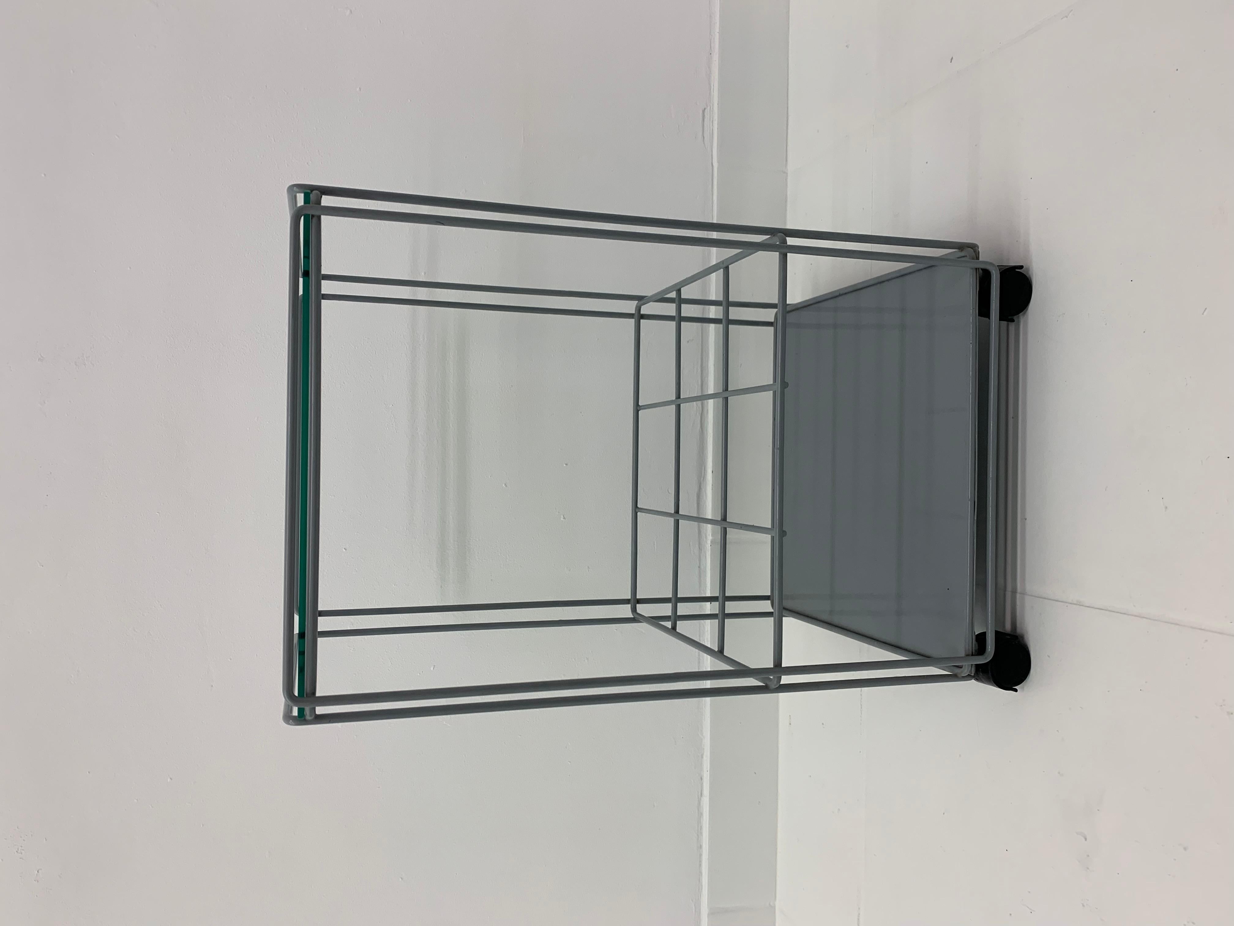 Late 20th Century Max Sauze for Atrow ‘Isocele’ bar cart side table 1970’s For Sale