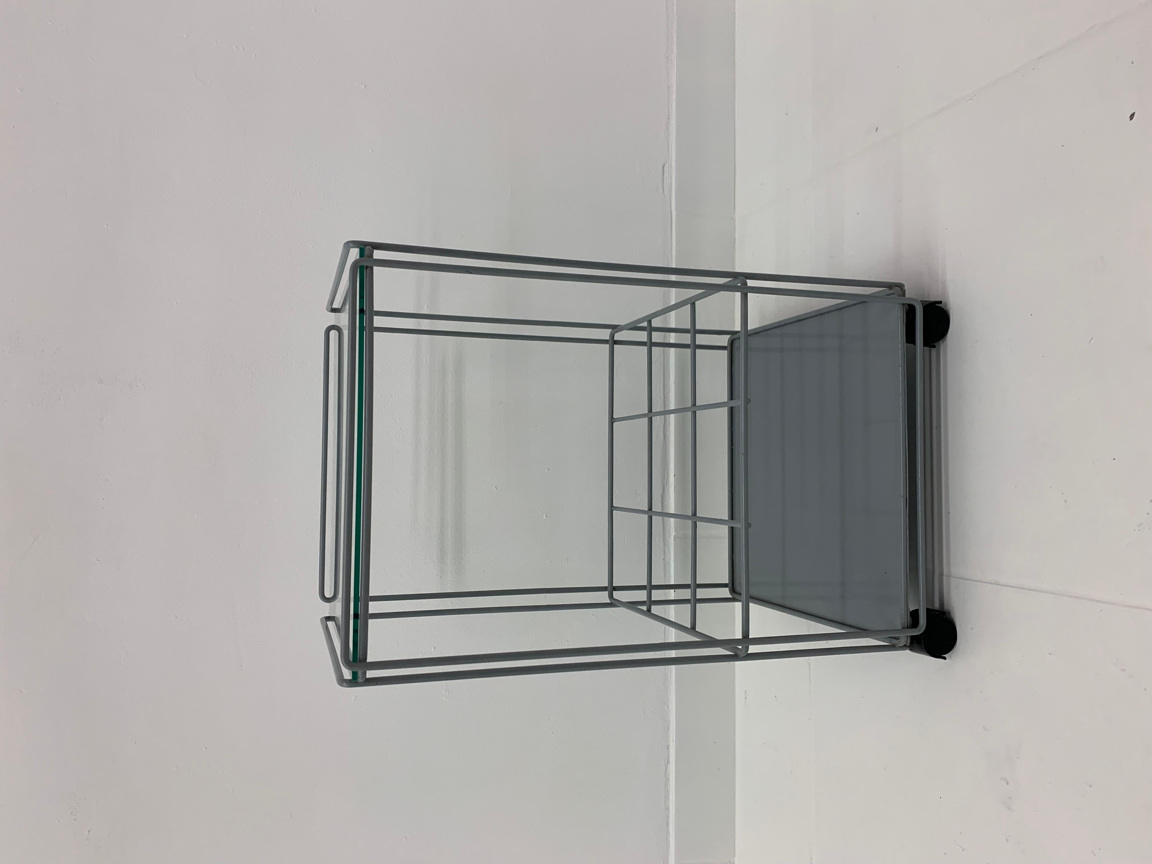 Max Sauze for Atrow ‘Isocele’ bar cart side table 1970’s For Sale 1