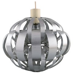 Max Sauze, French Designer, Aluminium Pendant, 1980s