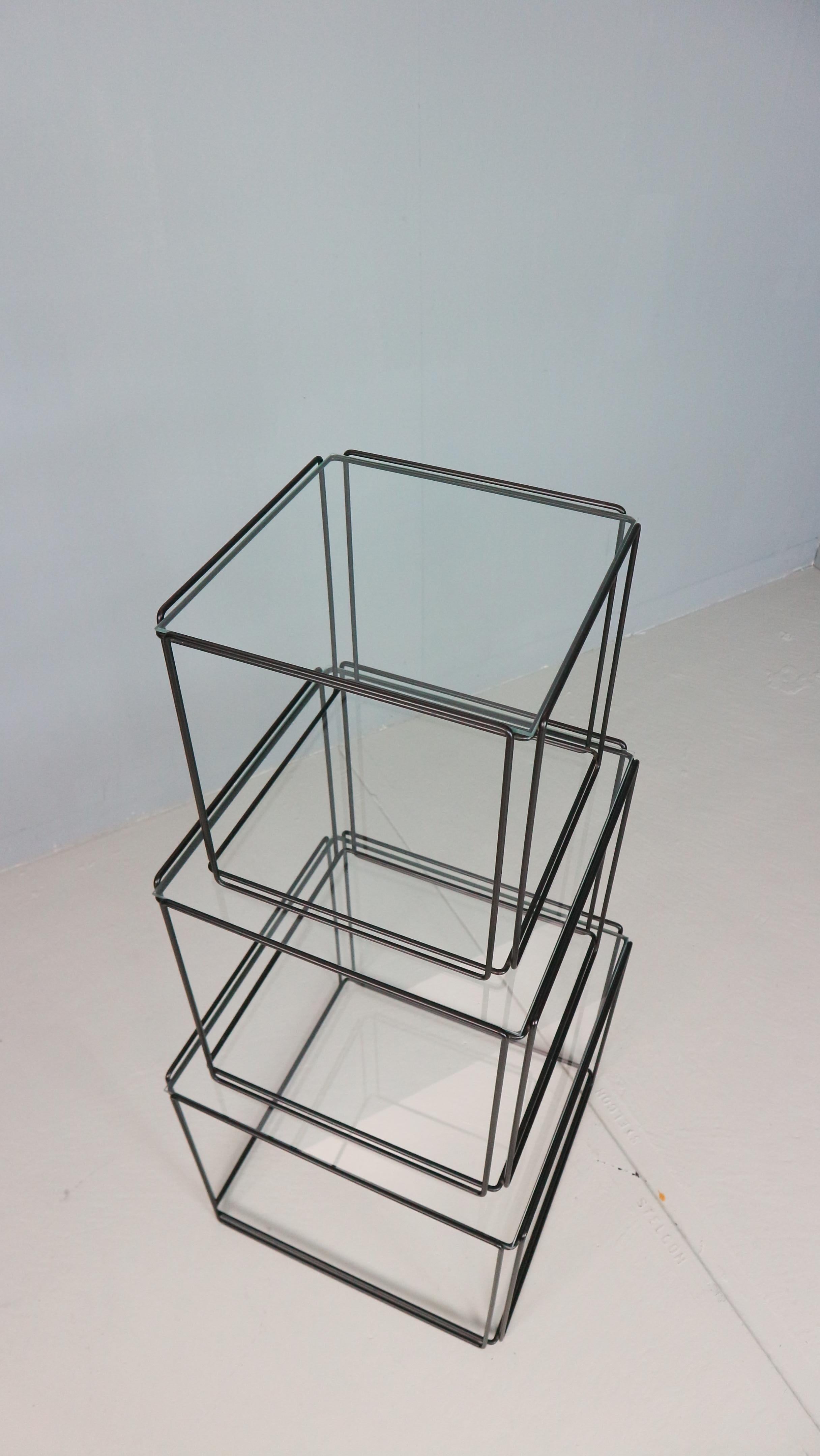 Max Sauze Isocele nesting tables 1970’s design For Sale 5