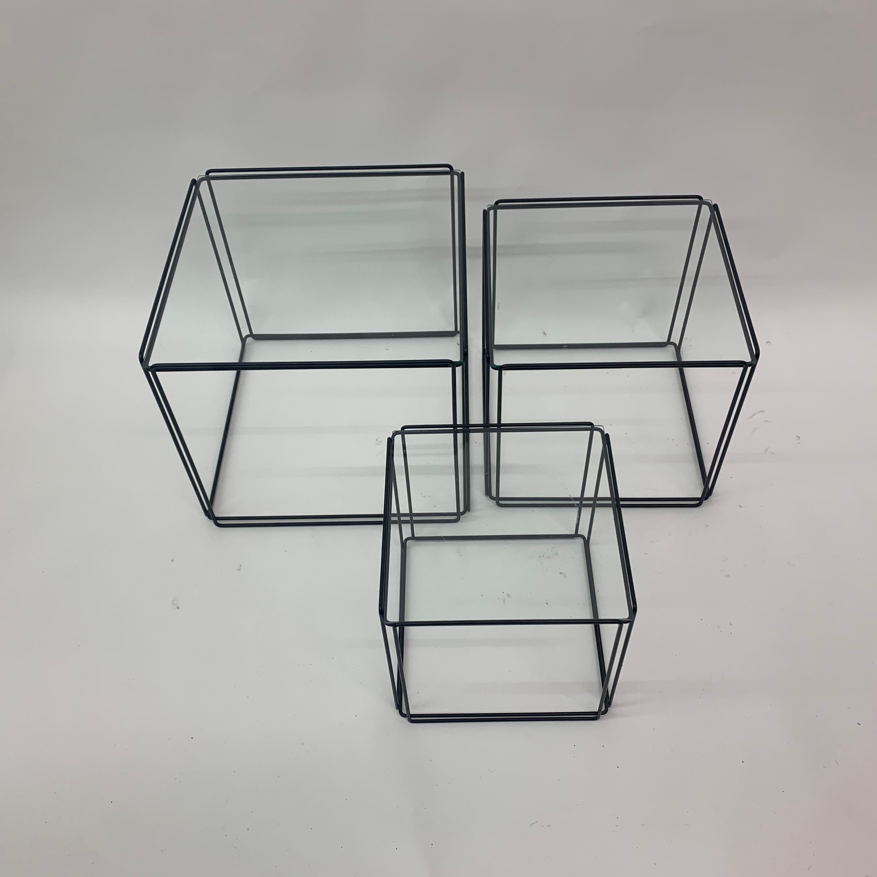 Max Sauze Isocele nesting tables 1970’s design For Sale 6