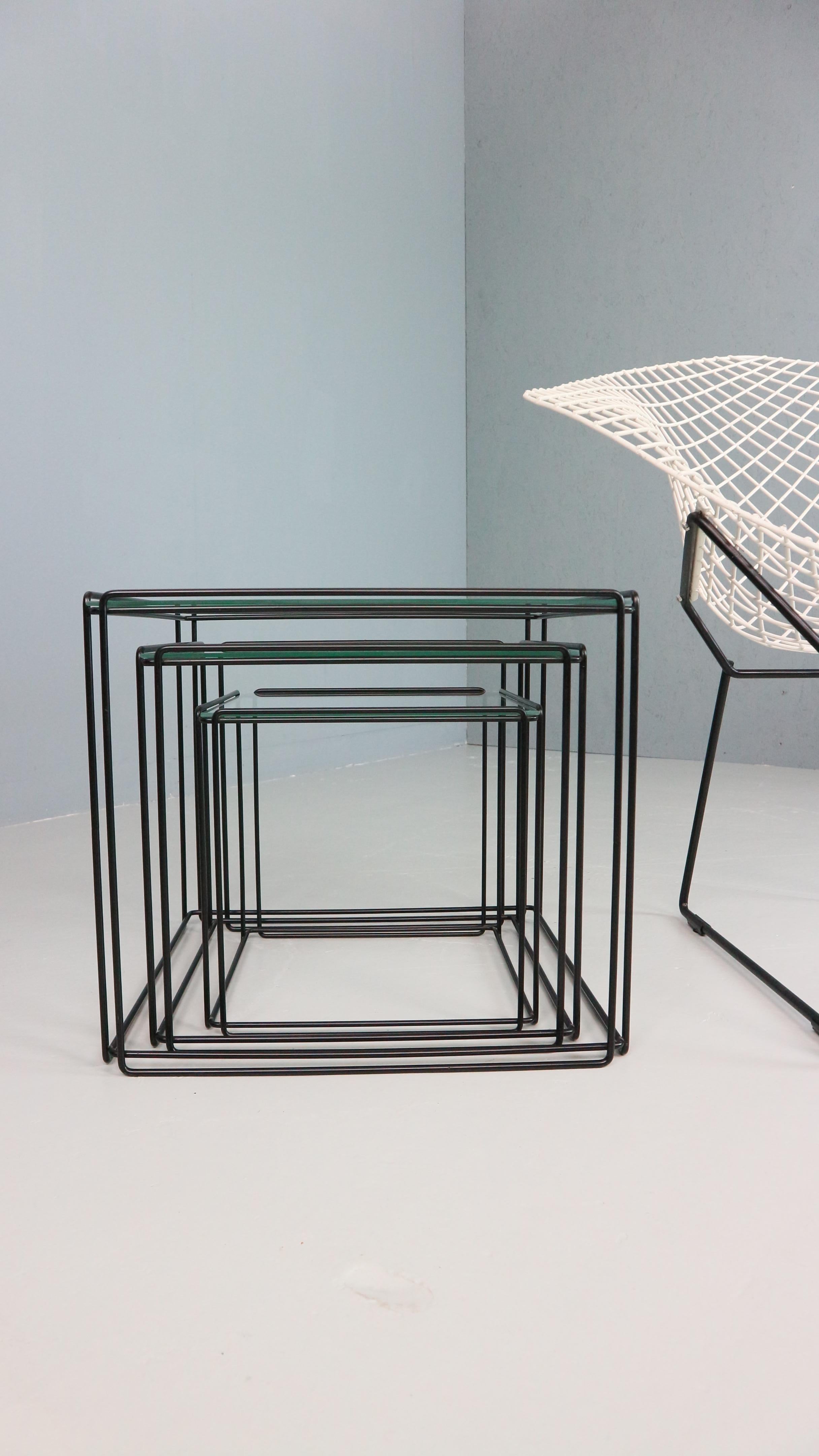 Max Sauze Isocele nesting tables 1970’s design For Sale 13