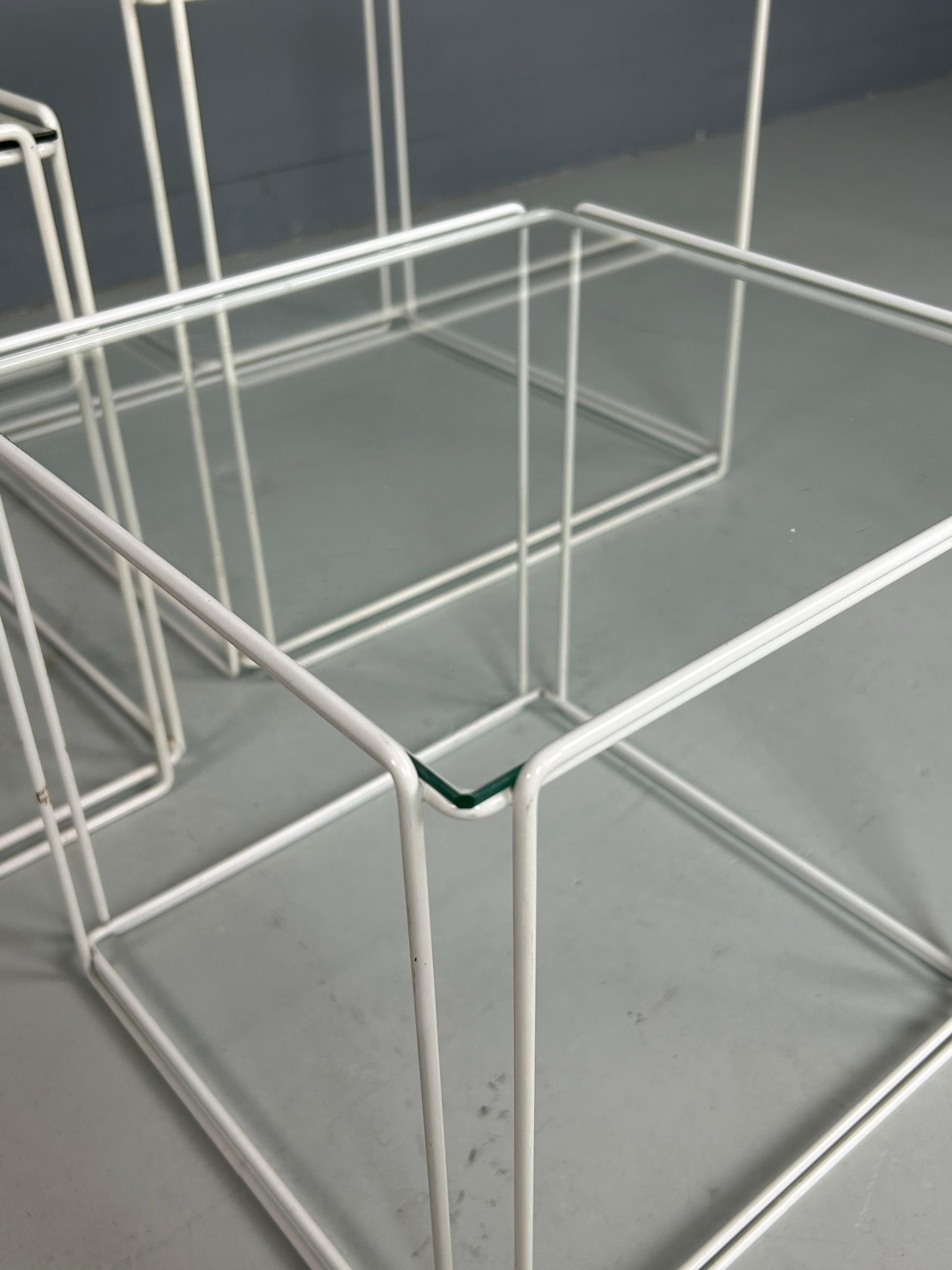 French Max Sauze Isocele nesting tables 1970’s design For Sale