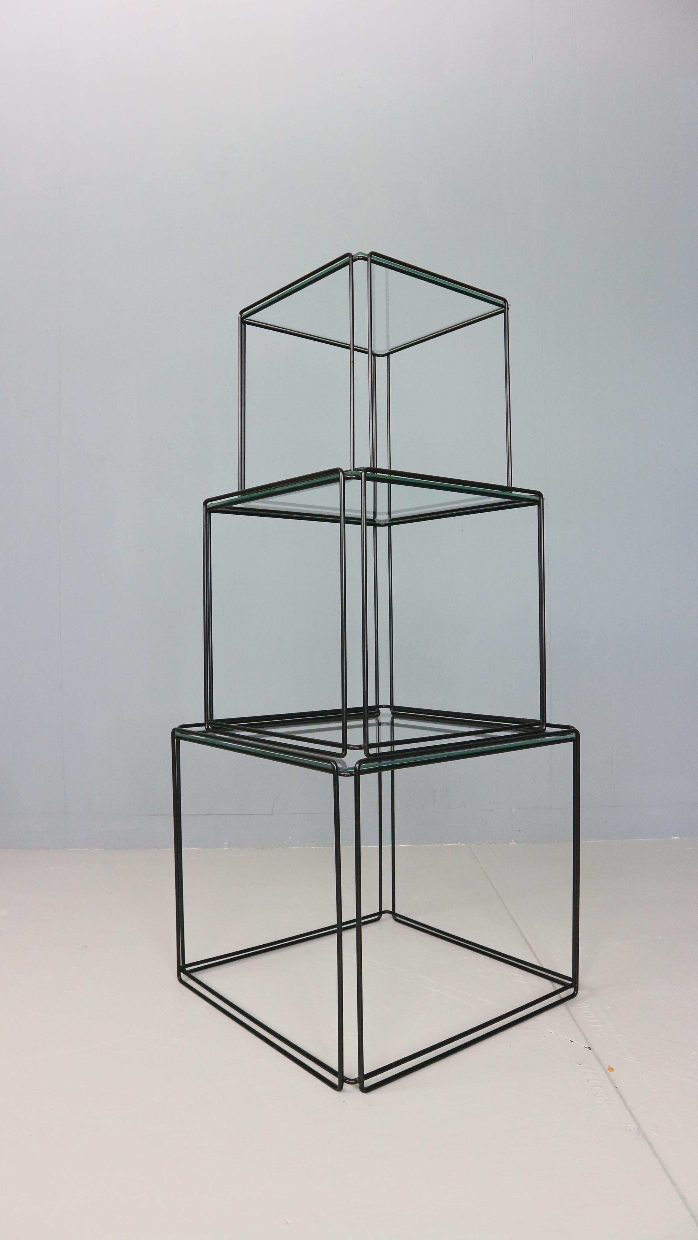Max Sauze Isocele nesting tables 1970’s design For Sale 2