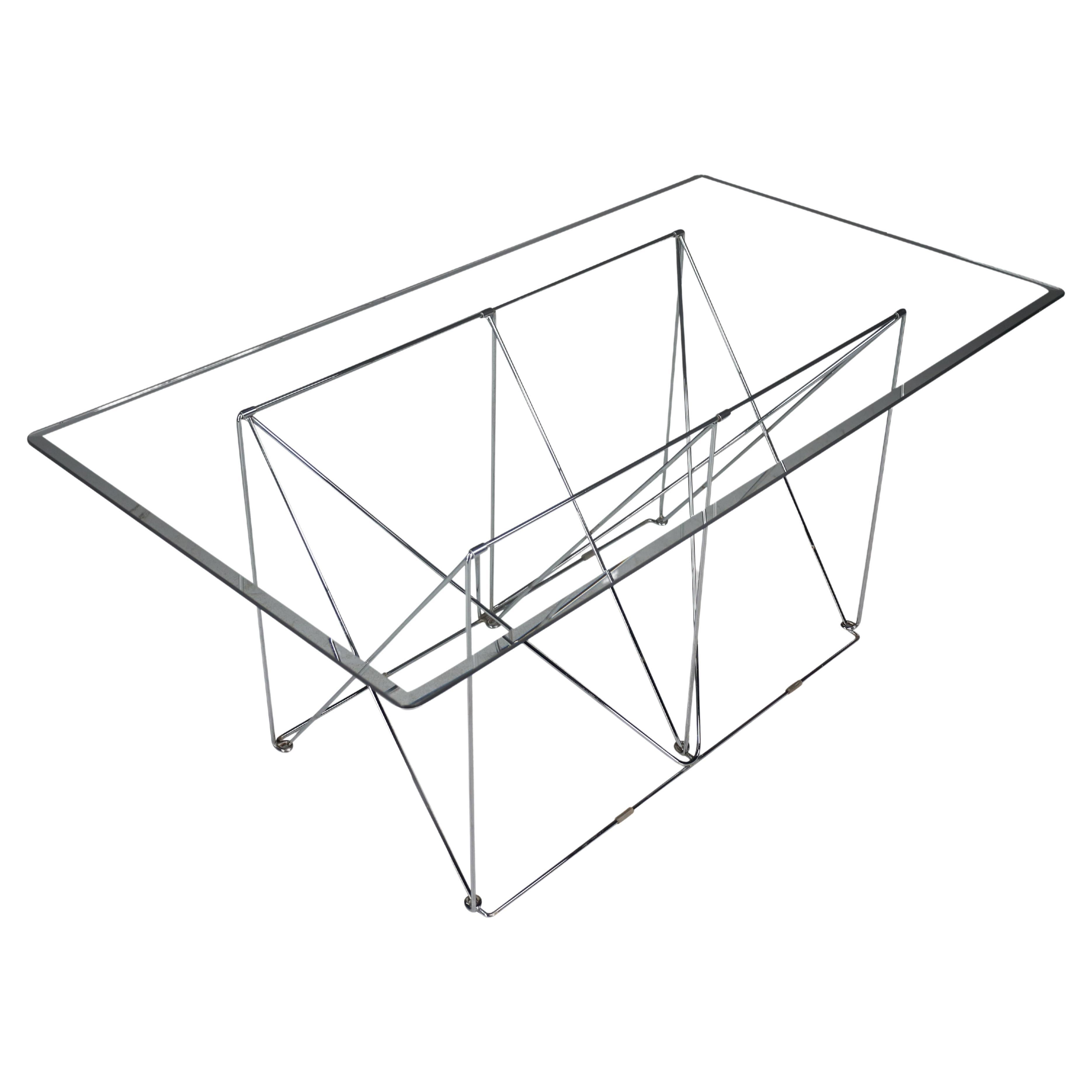 Table architecturale pliante moderne Max Sauze, France, 1970