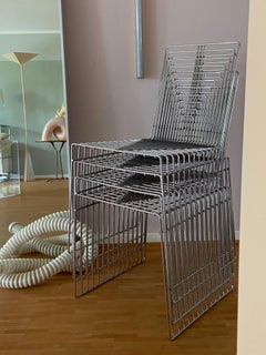 Max Sauze Sculpture Wire Chair 1970's Made in France