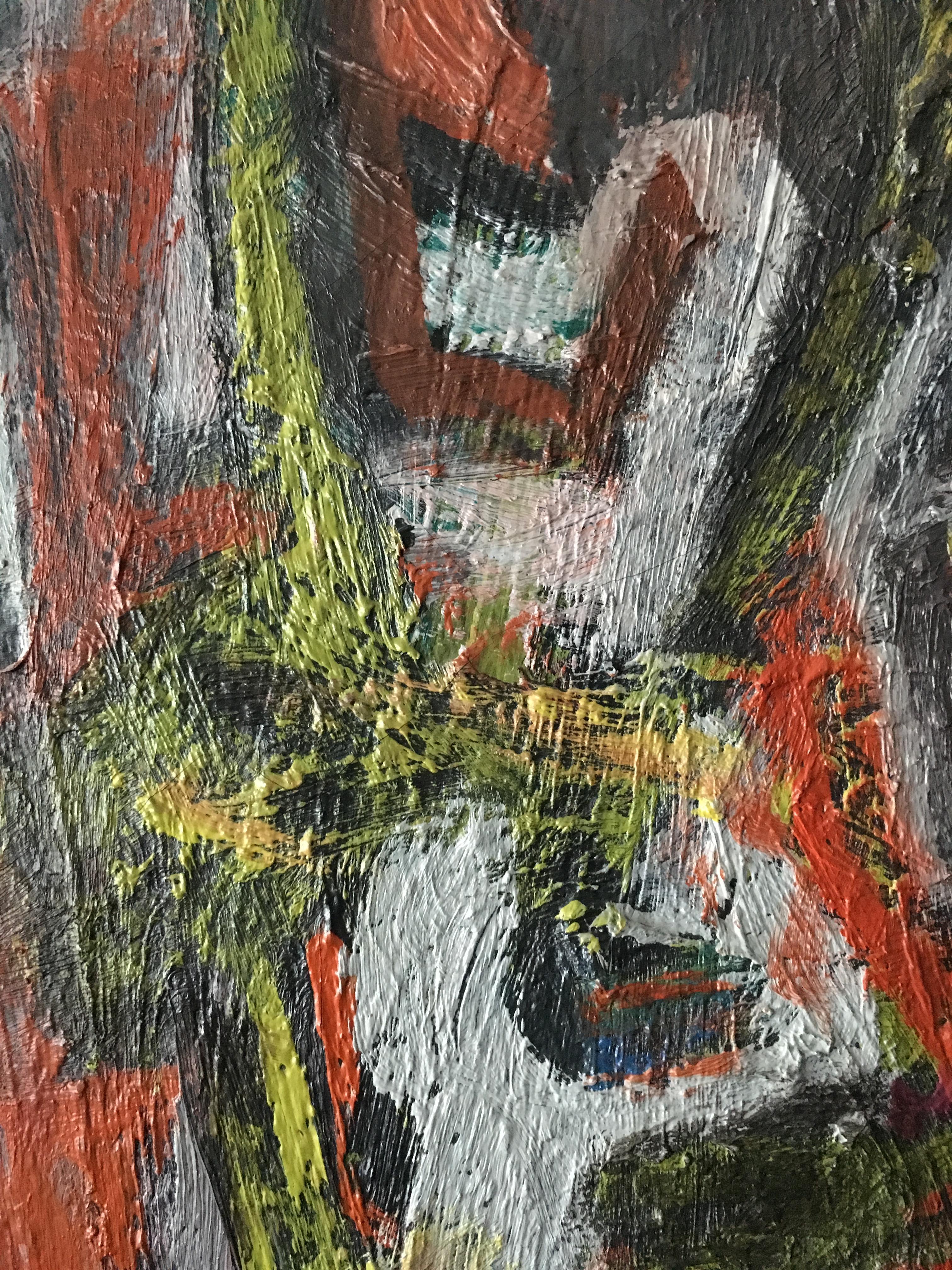 #2 (5) Abstract Oil Painting by Max Schnitzler For Sale 2