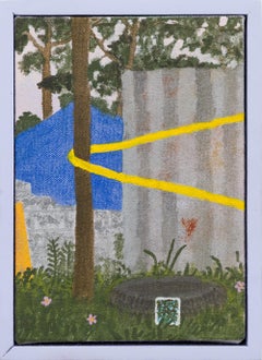 "Iterative" Construction Equipment and Flowers in City Landscape by Max Seckel