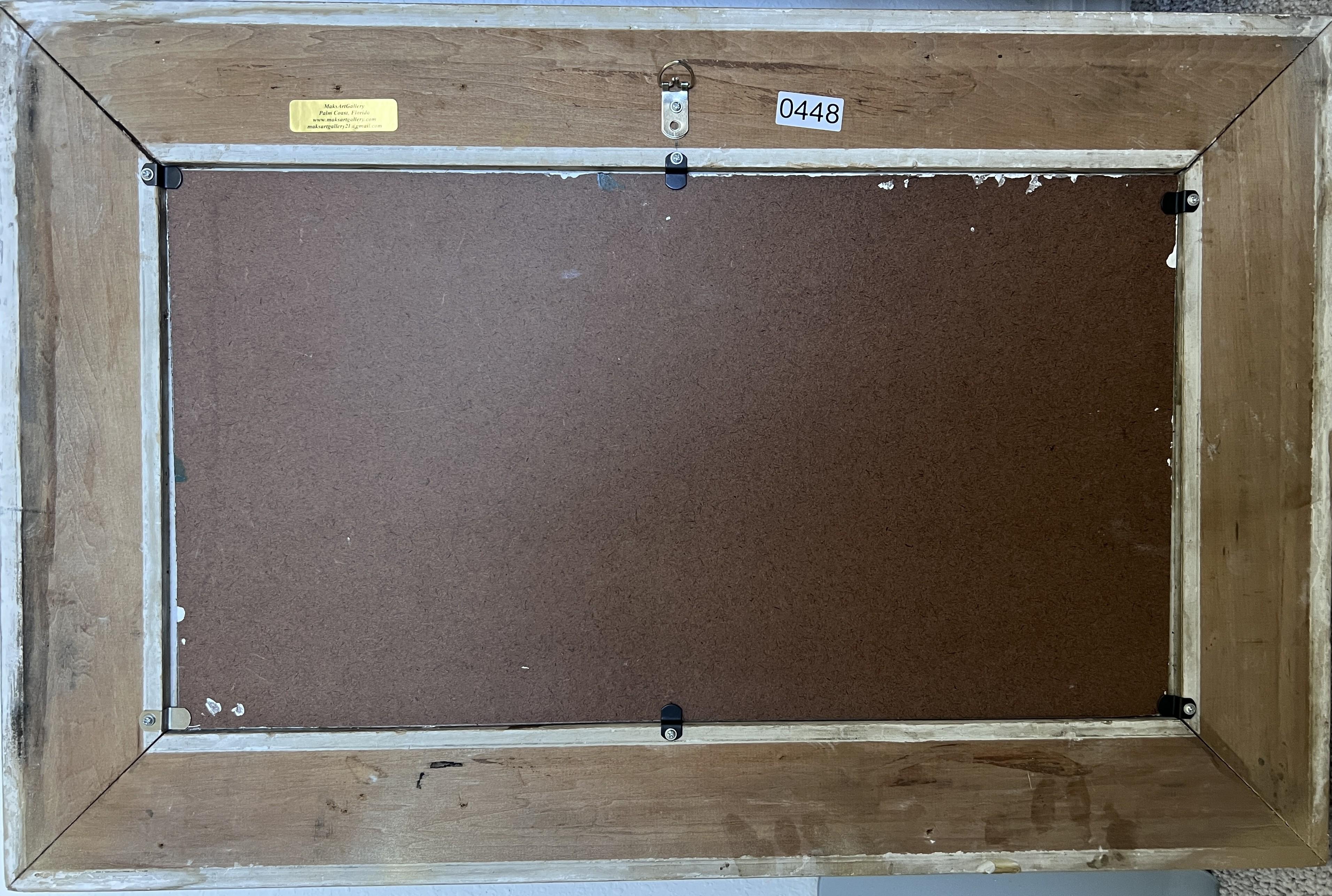 Landschaft von Max Shekhter (geb. 1938) - Original Ölgemälde auf Karton, gerahmt im Angebot 9