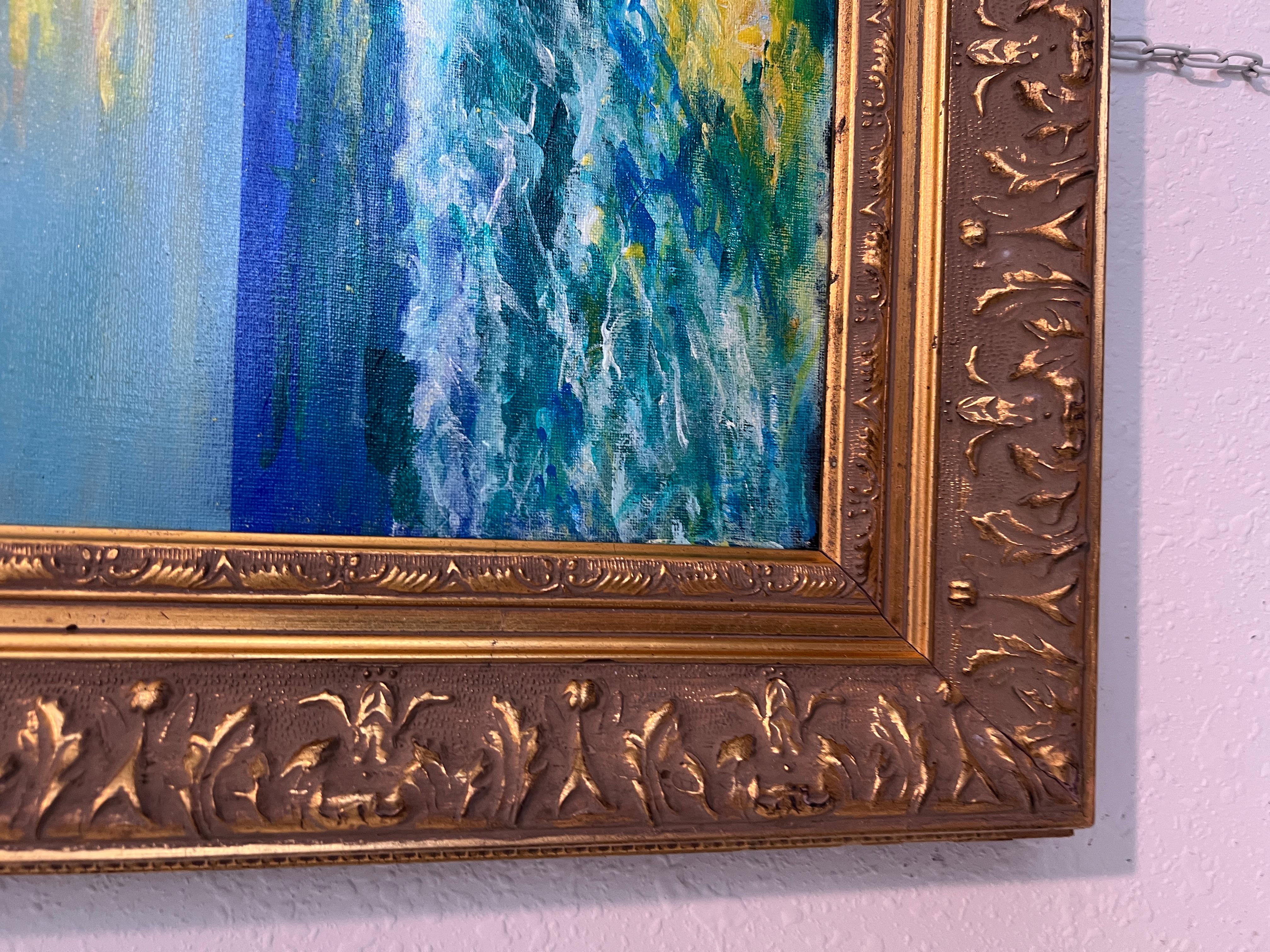 Seascape by Max Shekhter (b. 1938) – Original American Oil Painting on canvas For Sale 3
