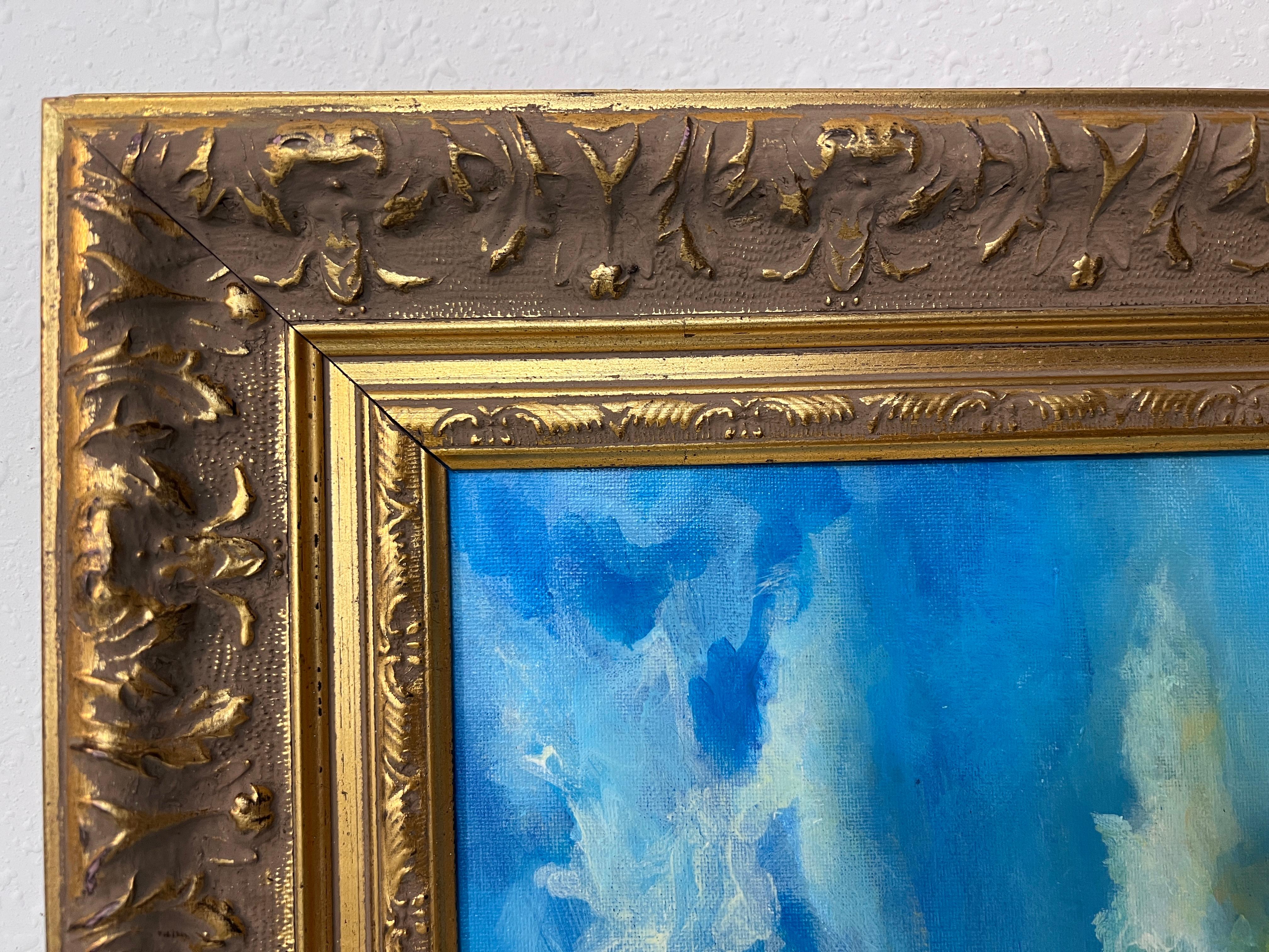 Seascape by Max Shekhter (b. 1938) – Original American Oil Painting on canvas For Sale 5